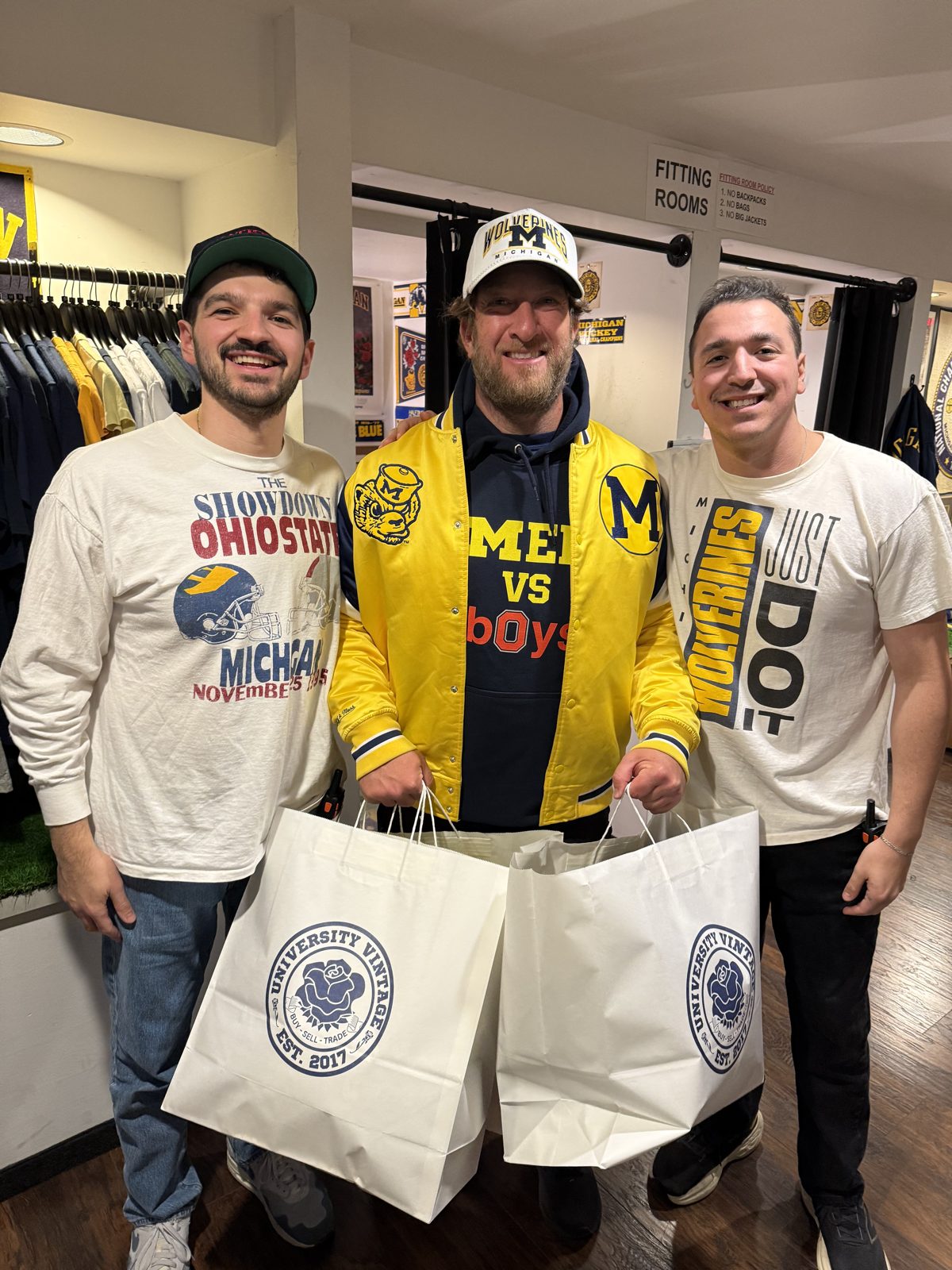 Dave Portnoy visiting the store