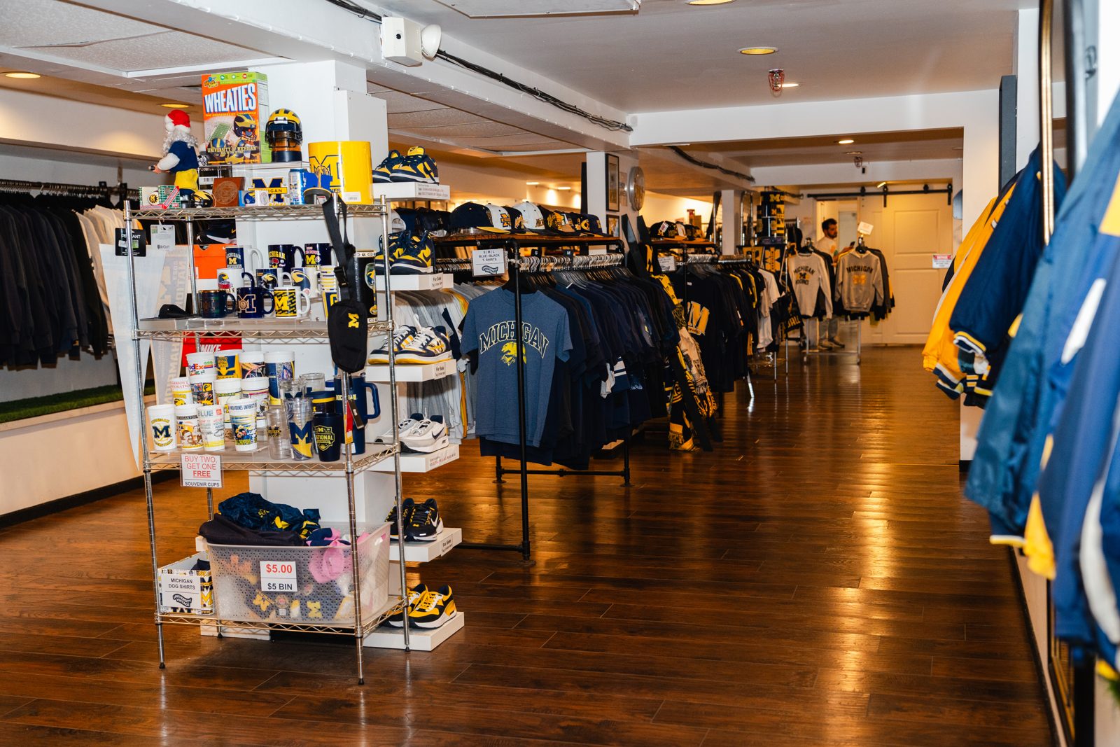 Inside the store