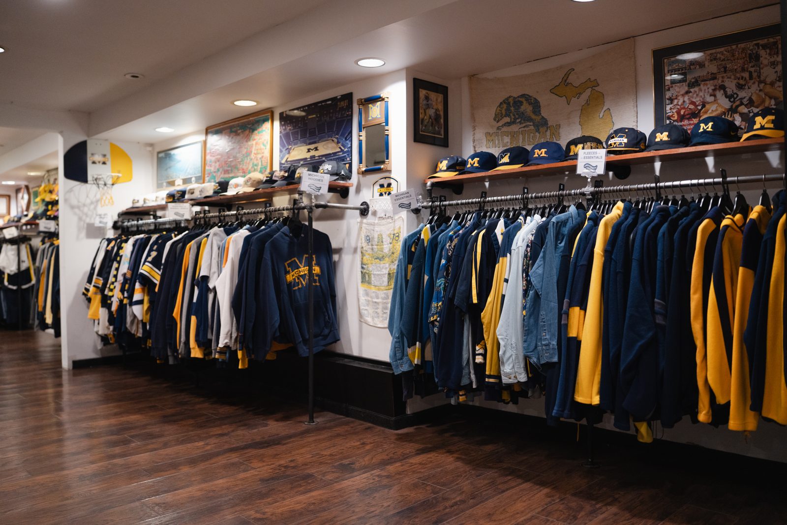 Inside the store