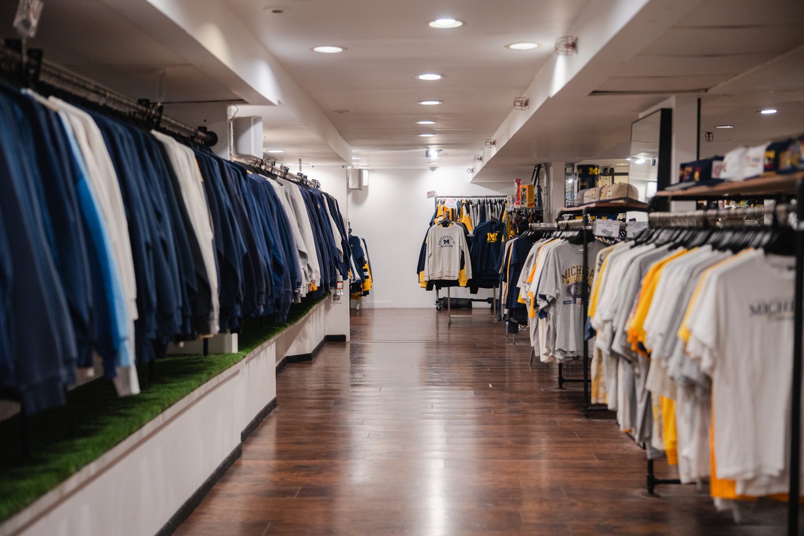 Inside the store